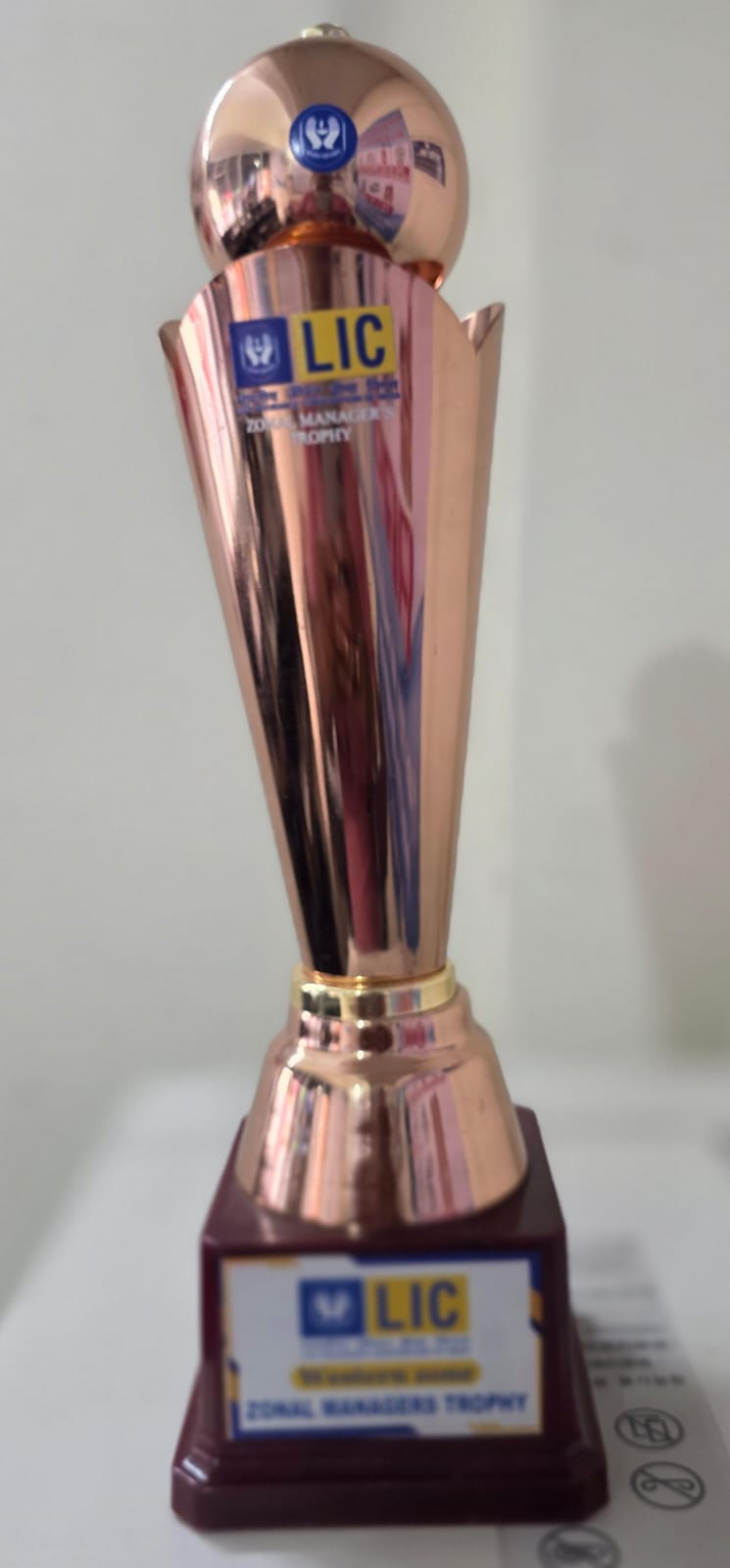 LIC of India Western Zone in number 1 award