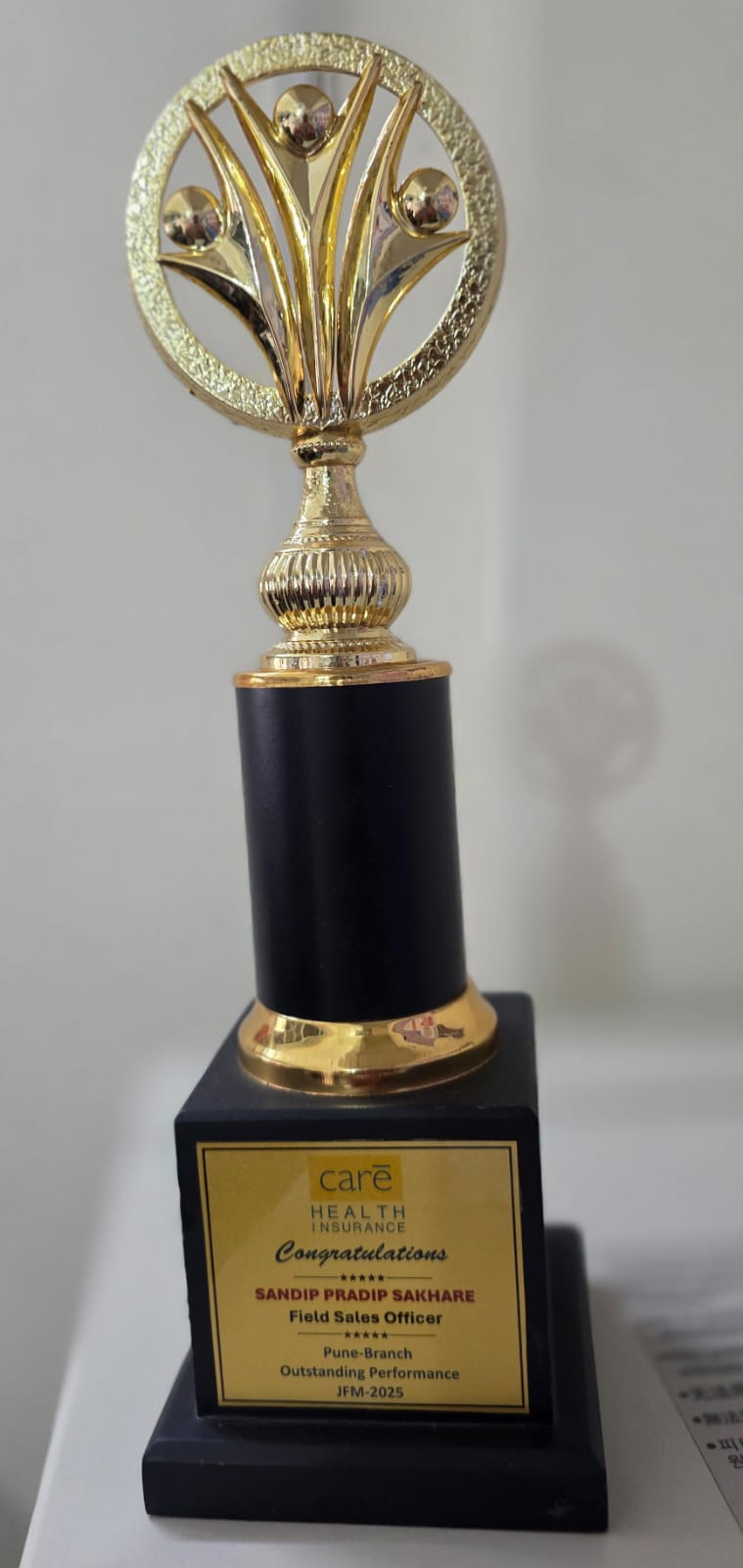 Care Health field officer award